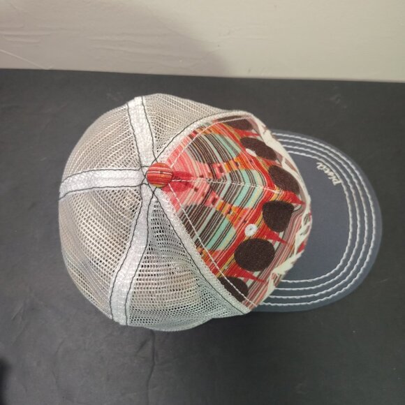 Pistil McKinley Trucker Hat Cap Snap Back Adjustable Mesh Mountain Aztec Logo - Picture 5 of 10